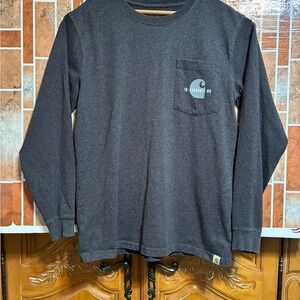Carhartt Charcoal Long Sleeve Tee